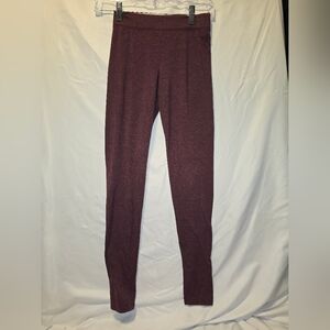 Victorias Secret Pink Maroon Leggings Size XS